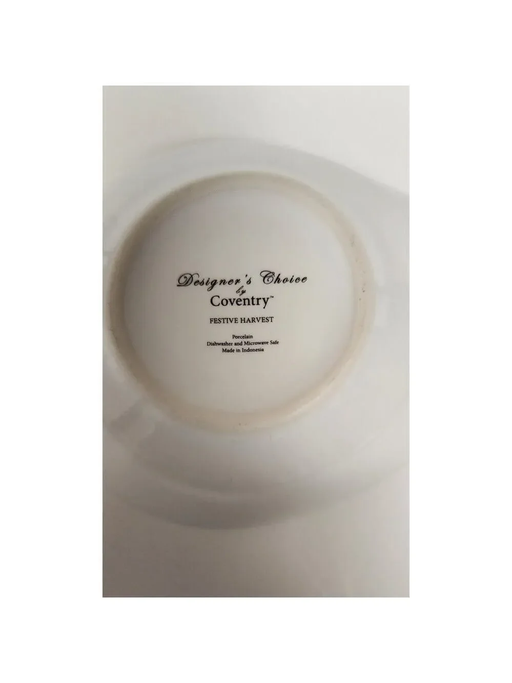 Designers Choice by Coventry Porcelain Spoon Rest Festive Harvest